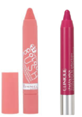 Rimmel Lasting Finish Colour Rush and Clinque Chuby Stick for Lips